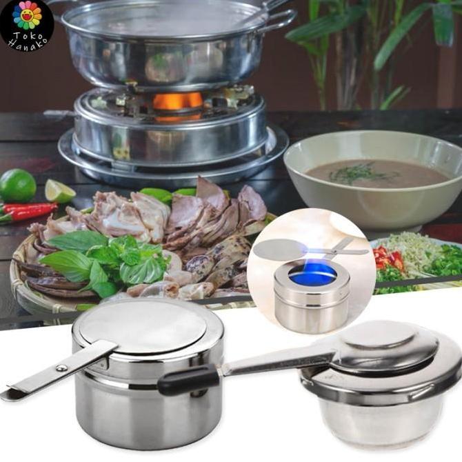 VINTOP Mini Praktis Outdoor Portable Stove Kompor Spirtus Prasmanan Camping