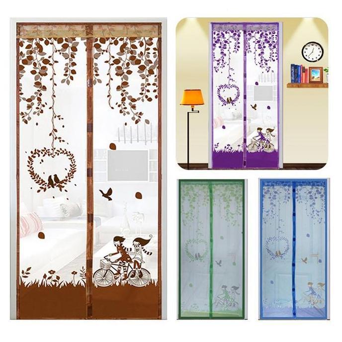 XERANA Tirai Magnet Hordeng Tirai Pintu Kamar Anti Nyamuk Motif Karakter