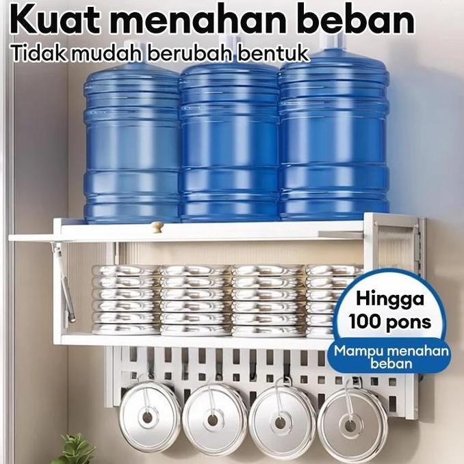 XERANA Rak Bumbu Dapur Dinding Lemari Dapur Gantung Lemari Dinding Dapur Rak Gantung Dapur Lemari Ka