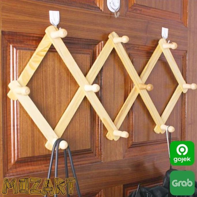 Gantungan Baju Kayu Lipat / WALL HANGER / HANGER KAYU / STAND HANGER