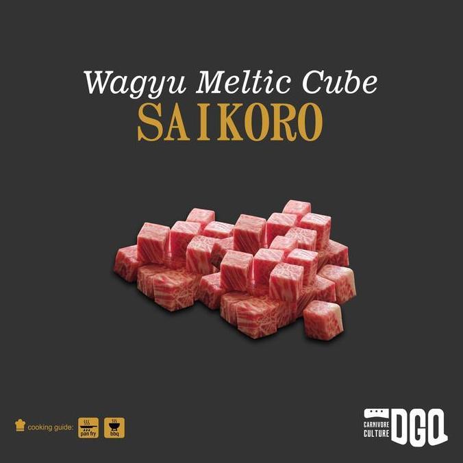 Wagyu Meltic Cube / Saikoro Beef 1kg Dagingqu Bandung