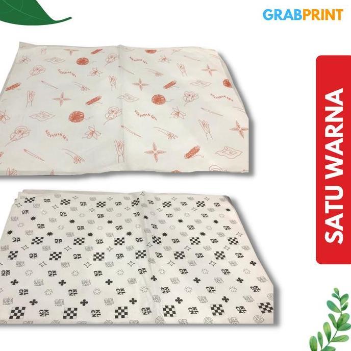 Custom Wrapping Paper Termurah kertas tissue packaging pembungkus Baju Terlaris