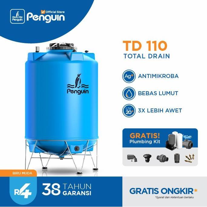 Penguin TD-110 1000 Liter Toren Tandon Tangki Air Total Drain Tank