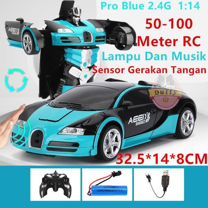 Wxyg- Duffy Toys 2.4Ghz 1:14 Mainan Mobil Remote Control Besar / Remote Control Mobil Sport Car Robo