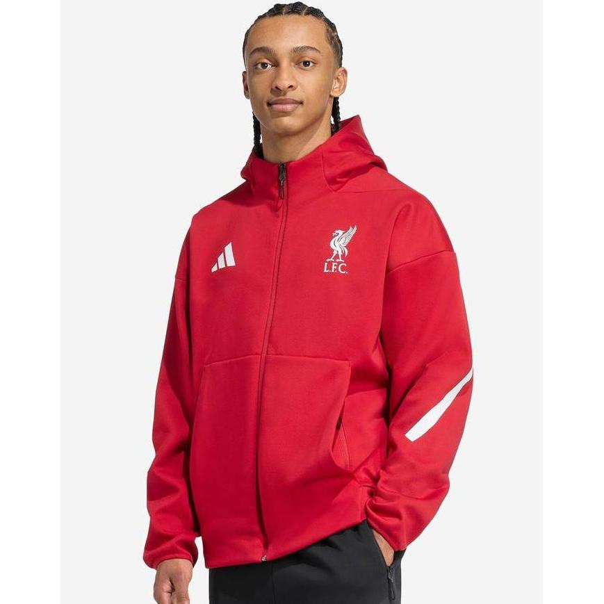 Liverpool FC adidas Z.N.E. Anthem Jacket  - Official LFC Jaket Original Pria Terlaris