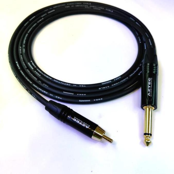 Promo KABEL AUDIO KABEL JACK RCA TO JACK AKAI MONO MOGAMI LOW NOISE - kabel jack rca to akai mono Di