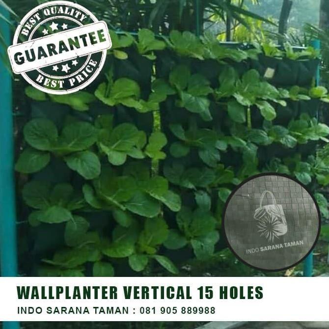Wall Planter 15 Pocket Planter Bag Dinding Vertikal Planter