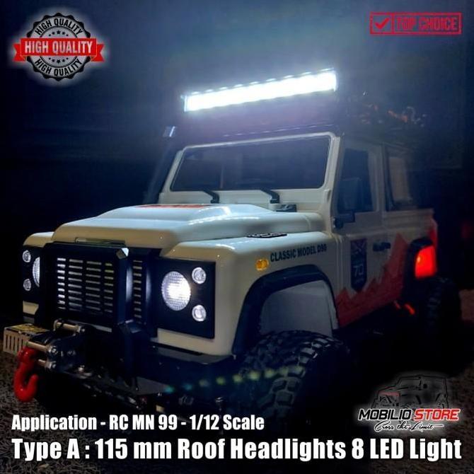 Wxyg- Led Roof Light Bar Spotlight Super Bright Lampu Sorot Atap Rc Crawler