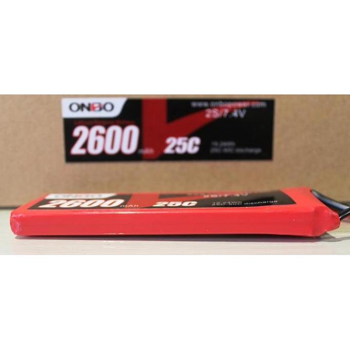 Wxyg- Lipo 2S 7.4V 2600Mah 25-50C Onbo Power Baru - Remote, Toy, Control