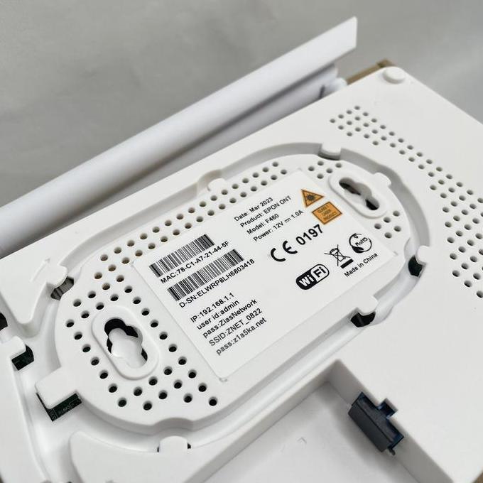 Wkprojec- Onu Epon Zte F460 V9 Box Antena Extrernal 5Db Bridge Support Epon Olt