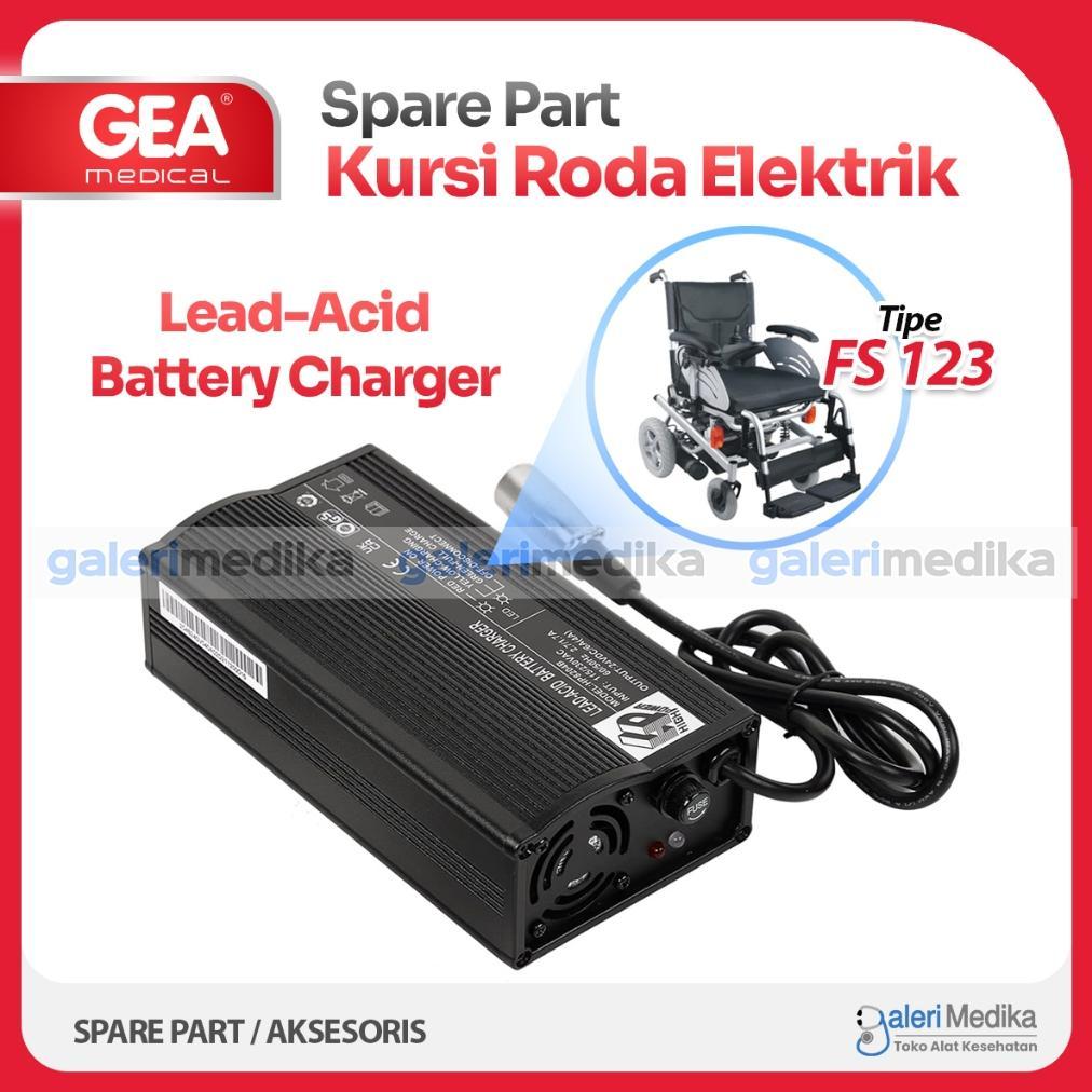 Charger Kursi Roda Elektrik GEA FS123 Lead-Acid Battery Charger