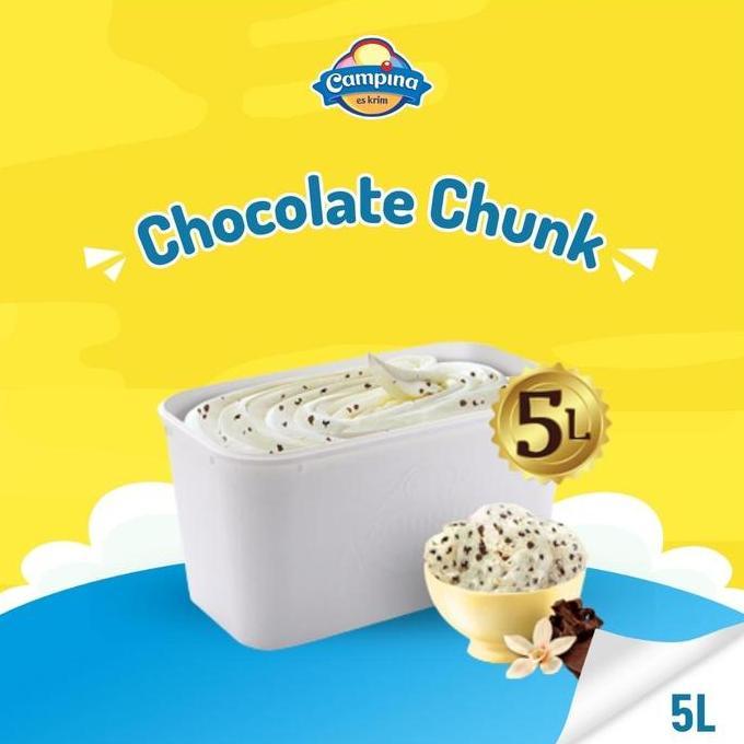 Campina 5 Liter Chocochunk - Es Krim