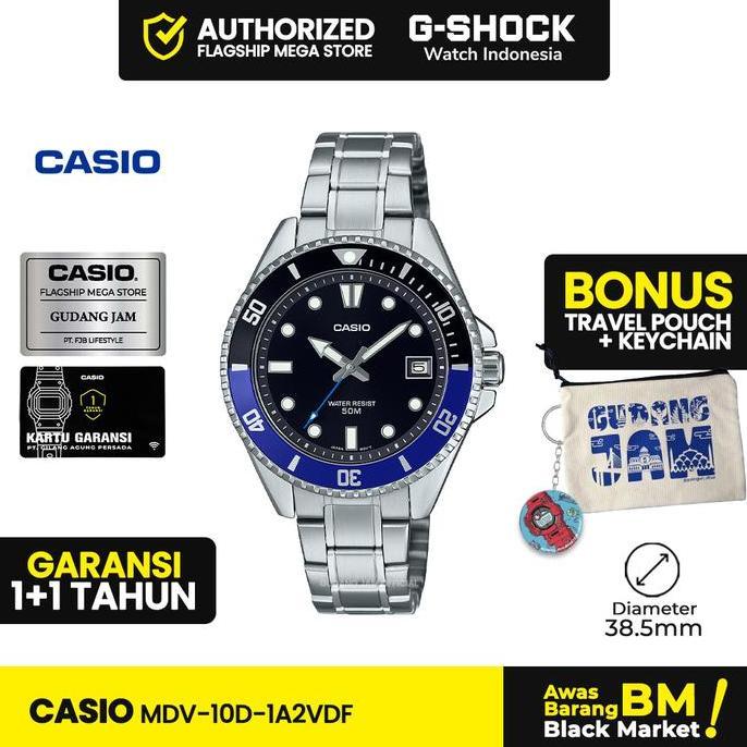Ready Casio General Mdv-10D-1A2Vdf Mdv-10D Mdv-10 Mdv10D Mdv 10D Watches Men | Original 100%