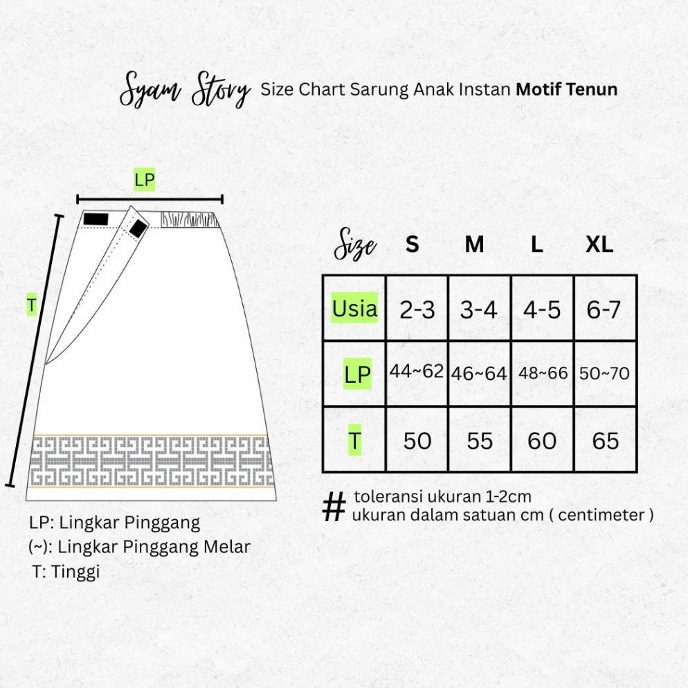 Termurah  Sarung Anak Instan Sarung Praktis Sunat Sarung Instan Motif Naga Berkualitas Variasi Benan