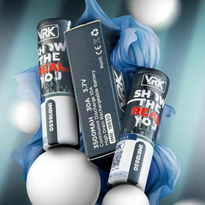 Vrk 3500Mah 30A 18650 Battery 100% Authentic By Vrk Usa