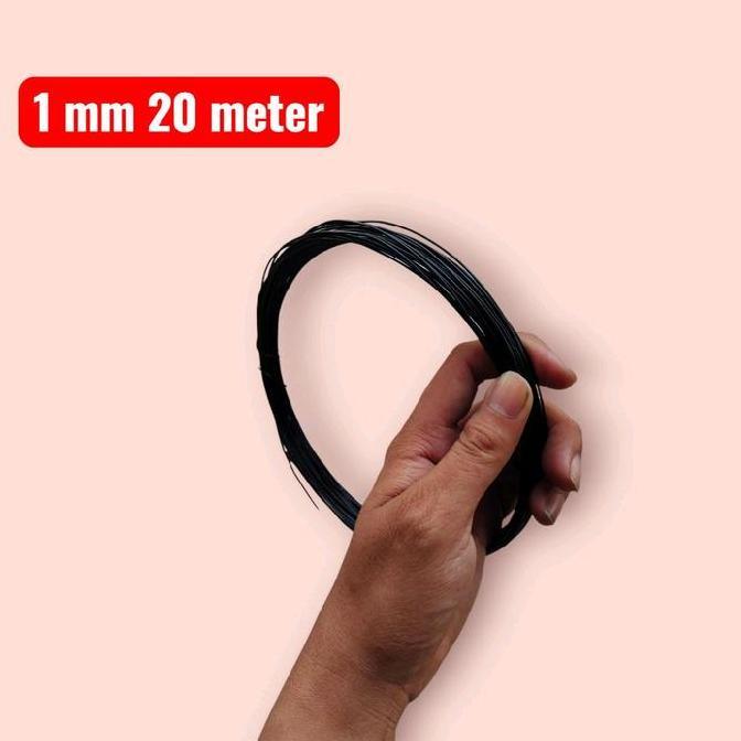 Lansungkirim- Kawat Bonsai Hitam Eceran 40 Meter Label Biru Kawat Bonsai Ecer Perlengkapan Bonsai