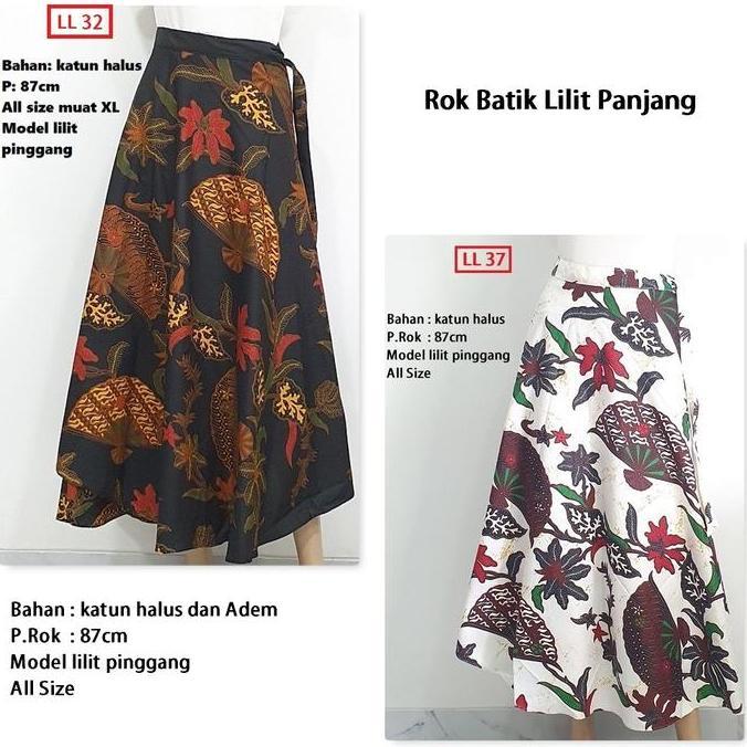 Bawahan Batik Rok Batik Lilit Panjang Rok Batik Lilit GM