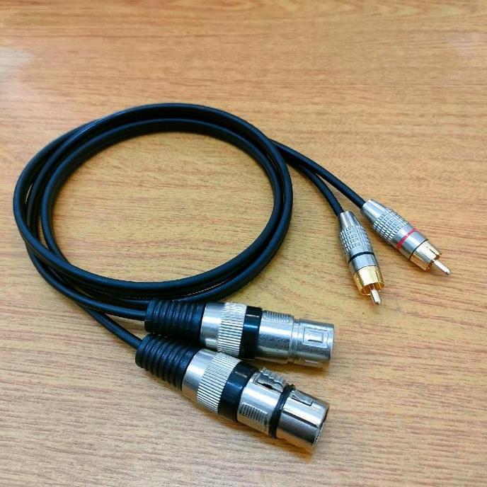 Promo KABEL AUDIO MIXER JACK CANON CEWE TO JACK RCA / KABEL AUDIO MIXER JACK RCA TO JACK CANON CEWE 