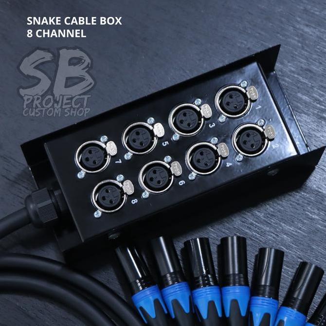 Promo KABEL SNAKE 8 CHANNEL BOX Diskon