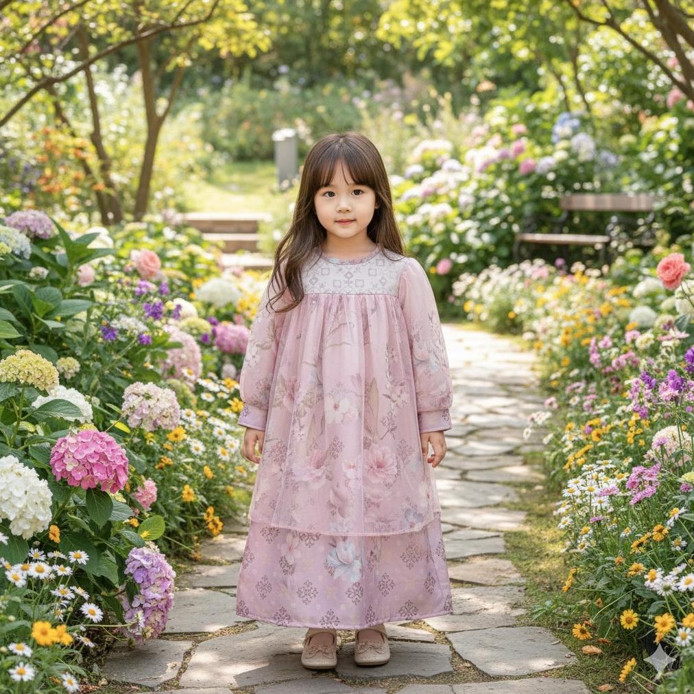 Premium Gamis Evaleria Gamis Couple Ibu Dan Anak Material Maxmara Mix Tule Untuk Anak Usia 1 Sampai 