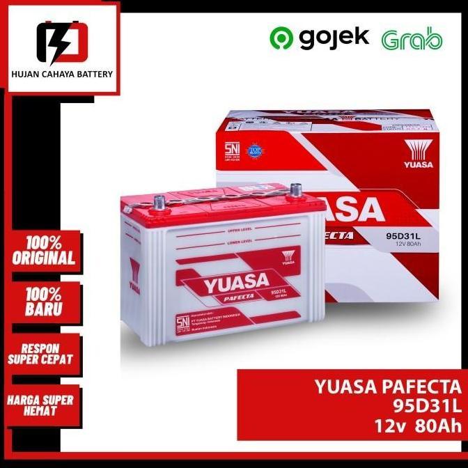 TERMURAH - Aki Mobil YUASA PAFECTA 95D31L / 95D31L /95D31L - Aki ISUZU D-MAX 2007
