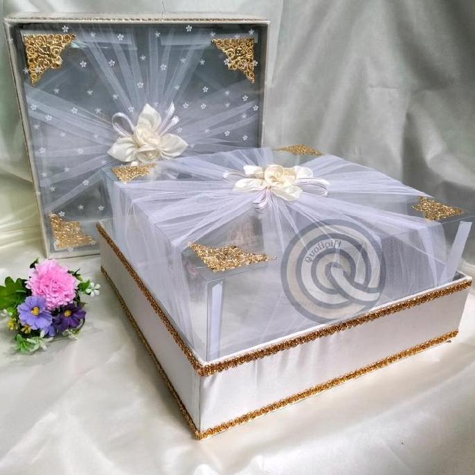 Pilpilpul- Kotak Kue Kotak Hantaran Seserahan Mika Tile +