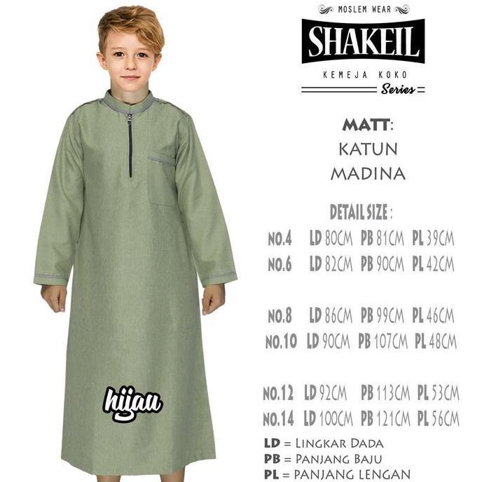 Gamis Anak Laki-Laki / Jubah Anak Tanggung Bahan Katun Madina Shakeil By Ardhani Terbaru 2023