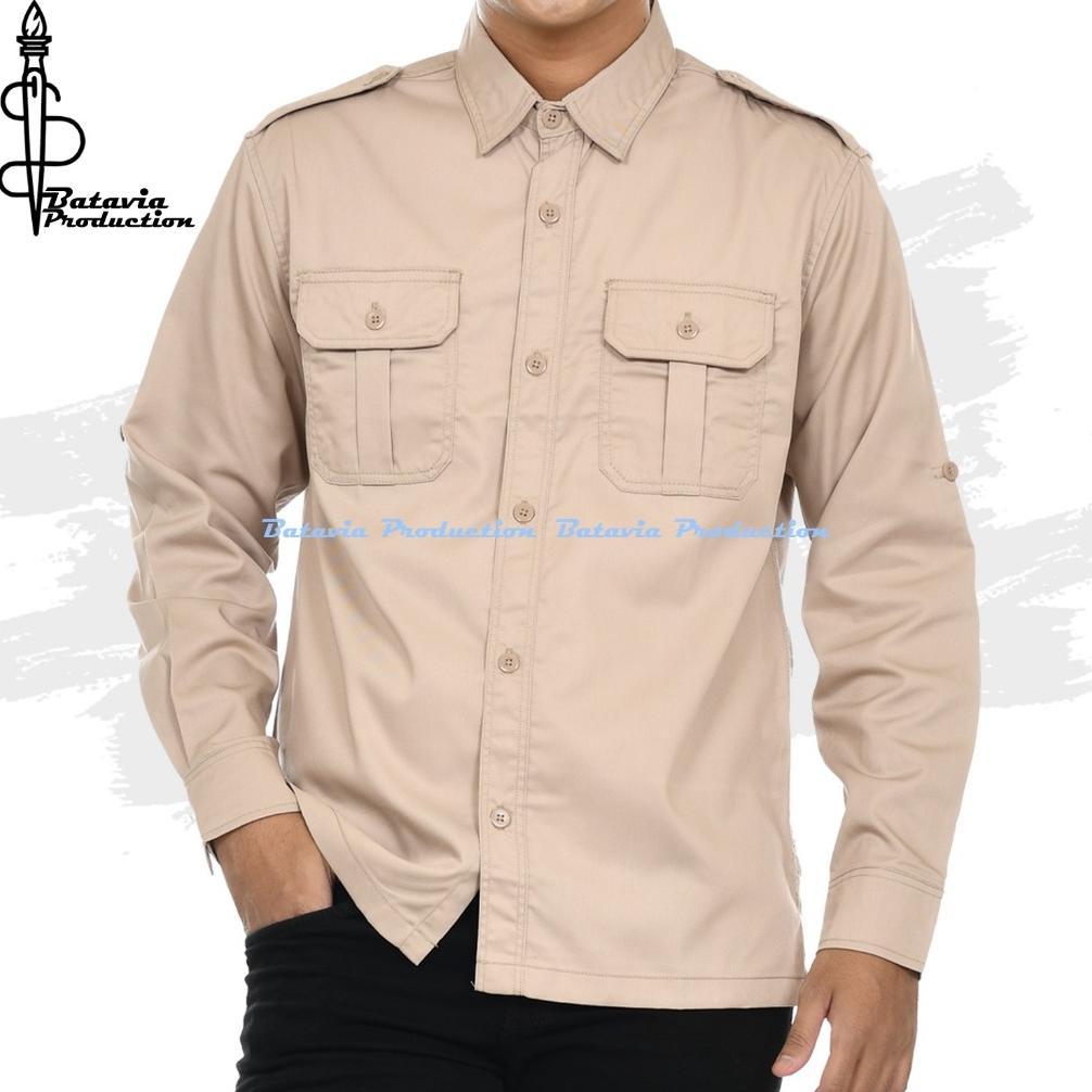 BELANJA SEKARANG BAJU KEMEJA PDH PDL LENGAN PANJANG - Pakaian Seragam Tactical Pria Wanita Kemeja Ke