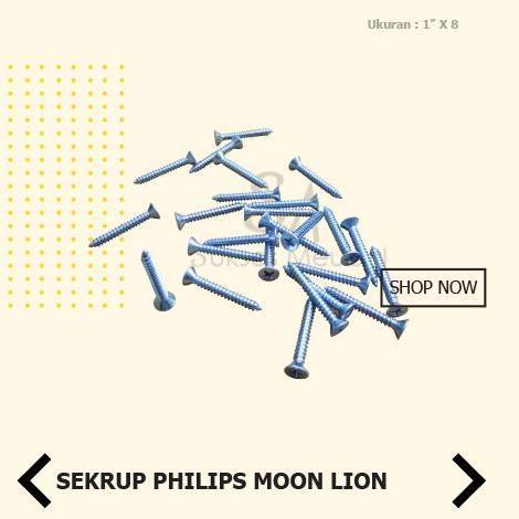NEW 8 X 1 IN SEKRUP PHILIPS MOON LION FH / SEKRUP BAUT TAPPING