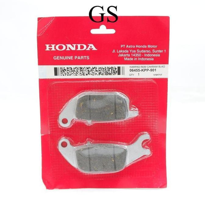 DF220 - Kampas Rem Belakang Honda Supra X 125 / Tiger / Kampas Rem Motor Supra X 125 - 06455-KPP-901