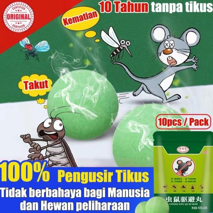 SOLALA Anti Tikus Mobil Pengusir Tikus Pil Kamper Kapur Barus 10pcs/pack