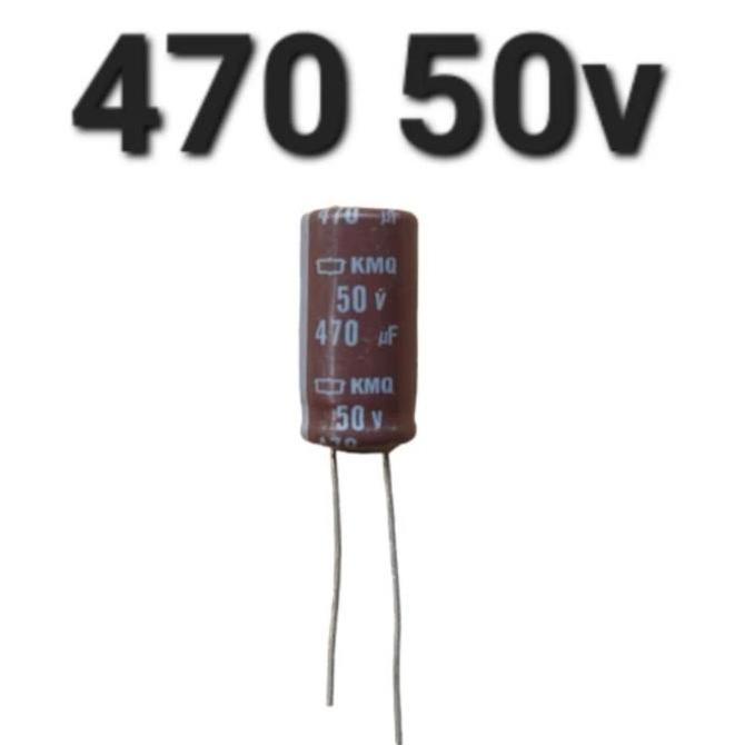 ( 470 uf 50v )  elko elco 470uf 50 v volt 470 mikro uf 50v tv original