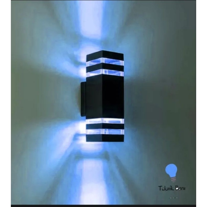 Lampu Dinding Outdoor&Indoor Tembok Tempel Pilar Tiang Rumah Minimalis Lampu Teras Ukir Pvc