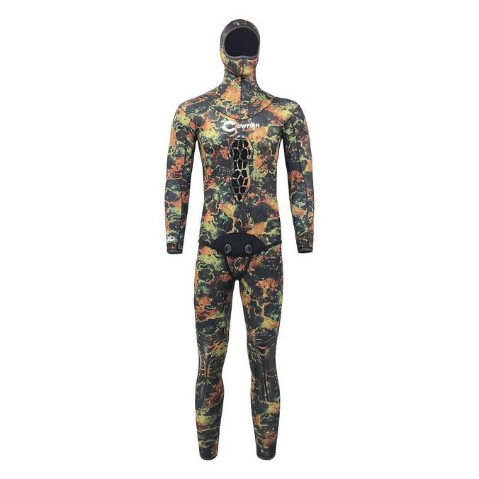 OCARA COWFISH 5MM Wetsuit SETELAN Camo Scuba Diving Neoprene MKW-1802