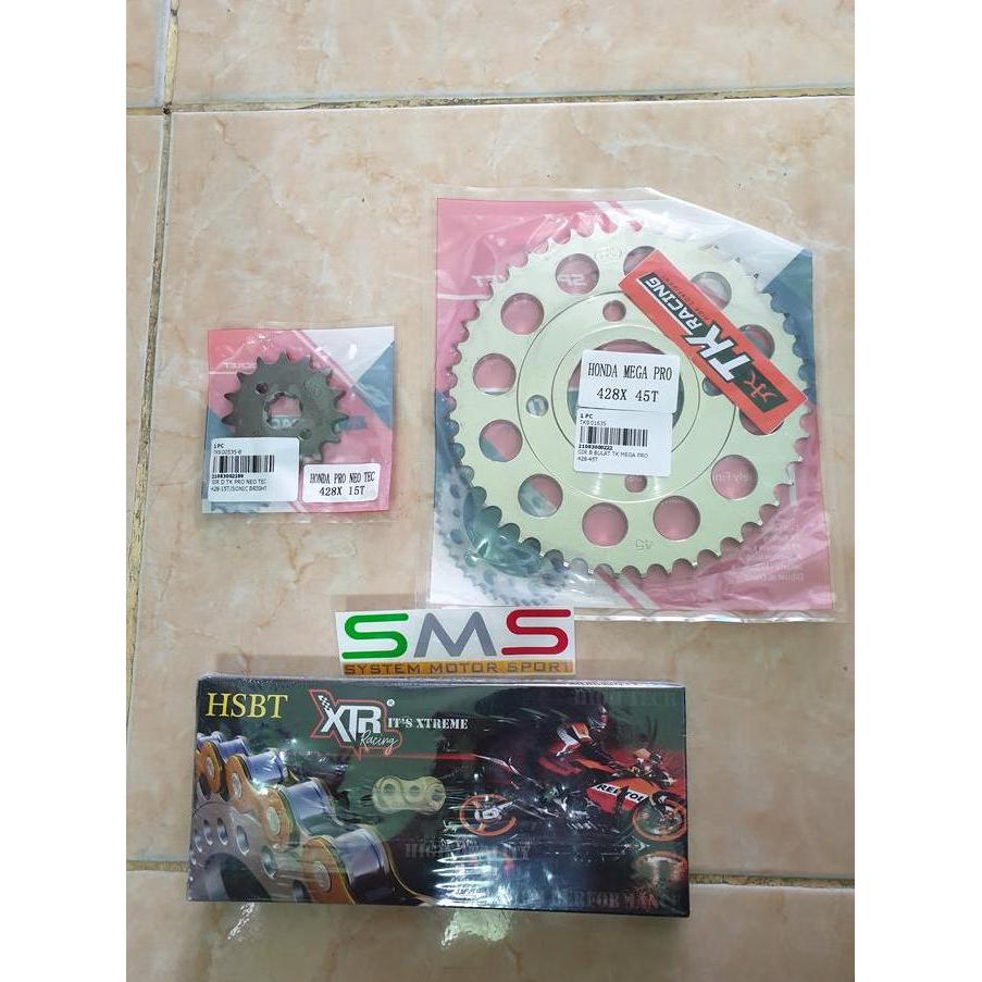 Gear set cbr 150 old cbr 150 k45 cbr 150 k46 Gir Set Xtreme cbr 150