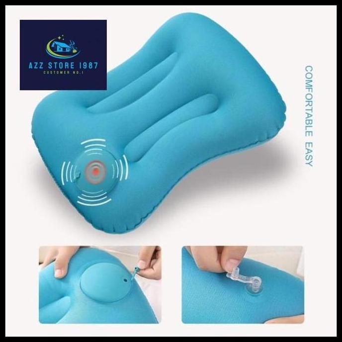 BANTAL ANGIN + POMPA TERINTEGRASI - NatureHike Bantal Angin Inflatable