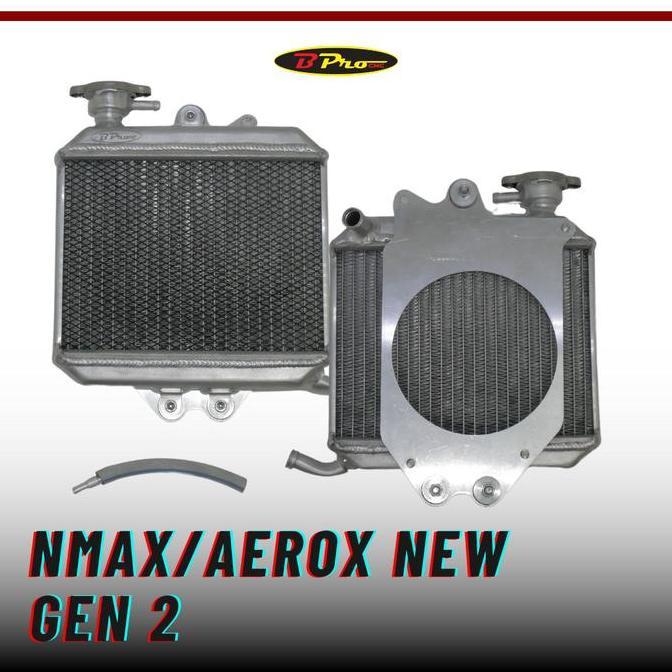 Bpro Racing Radiator Boreup Nmax Aerox Original No Spac Qtt Cover Terbaru