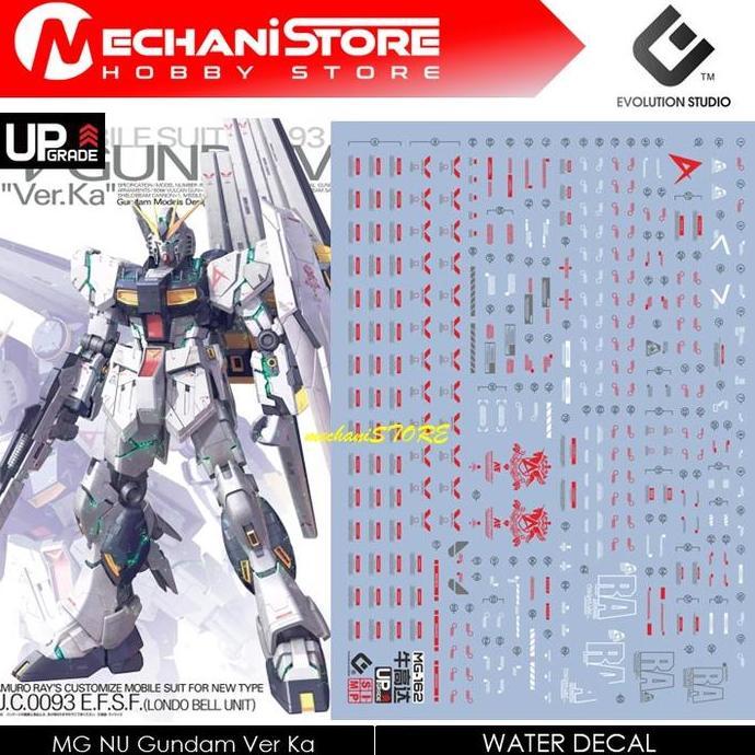 EVO Decal MG - MG162 RX-93 Nu Gundam Ver. Ka