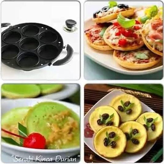 Cake Maker Cetakan Kue Lumpur / Cetakan Martabak Mini / Serabi Q2 Kualitas Terbaik Harga Termurah
