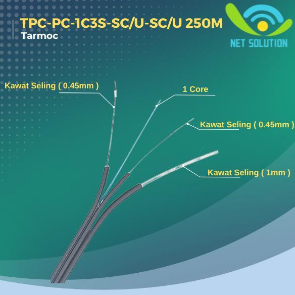 Kabel FO Precon 250 Meter |Fiber Optic Preconnectorized Dropcore 250 M