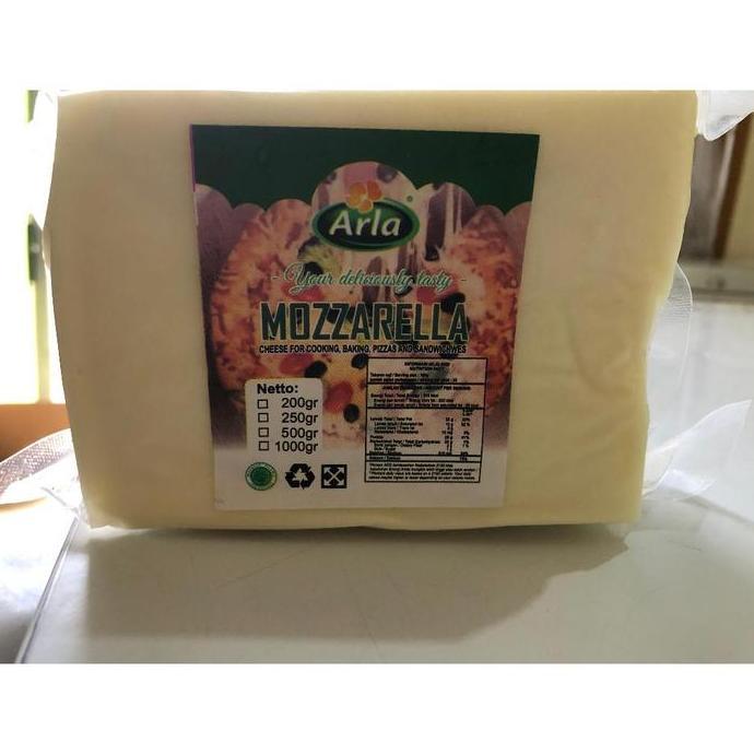 Keju Mozzarella Arla 1kg Import Halal Dari Denmark