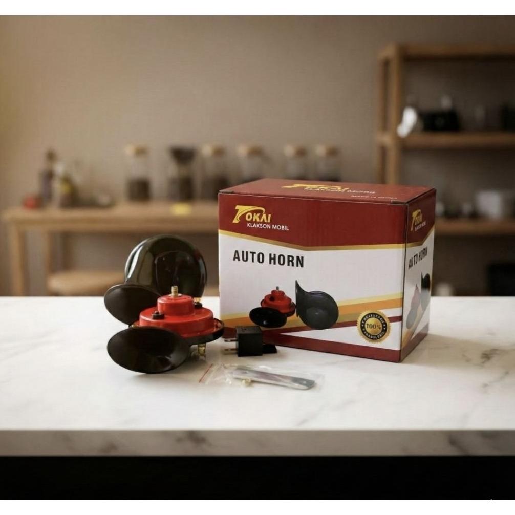 BEL KLAKSON KEONG HELIOS WATERPROOF MOBIL MOTOR ORIGINAL 12V UNIVERSAL