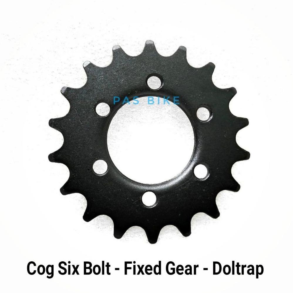 Cog Fixie 15T - 16T - 17T - 18T Six Bolt - Hub Discbrake Jadi Doltrap