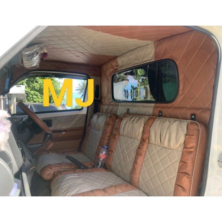 Sarung jok mobil pickup Paket sofa kotak+stir+pintu+plafon+kabin+pilar L300, grandmax, new carry, ki