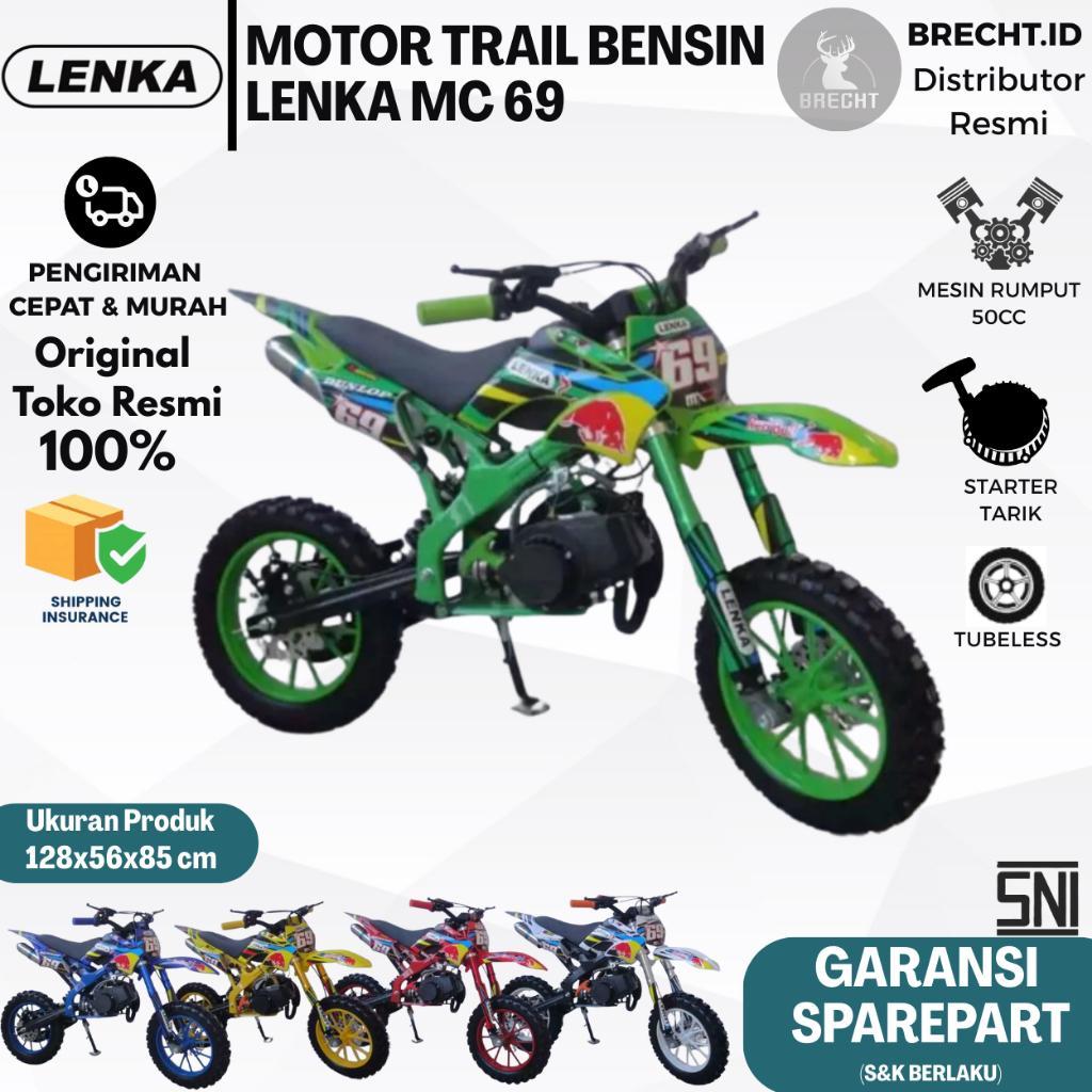 Motor Bensin Mini Trail Lenka Mc 69 50Cc Mini Trail Anak & Remaja Treil Lenka Mc69