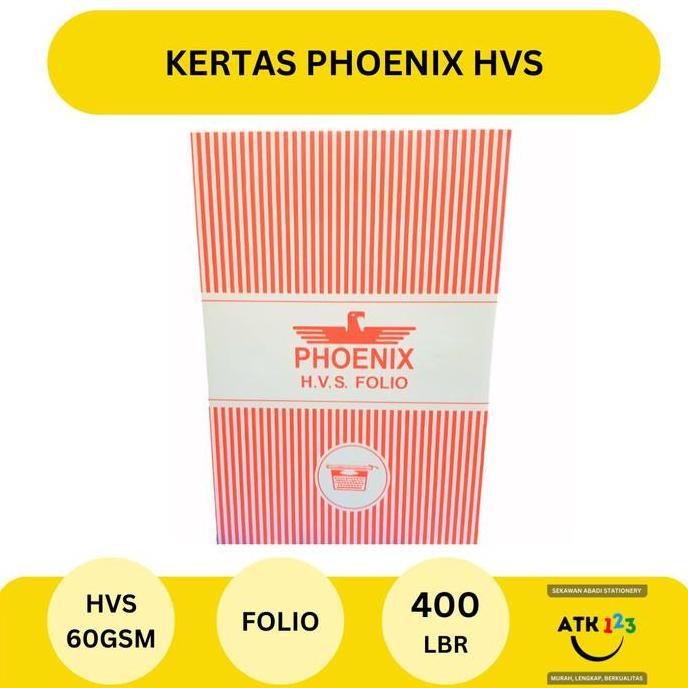 Kertas HVS F4 60 gram Merk Phoenix