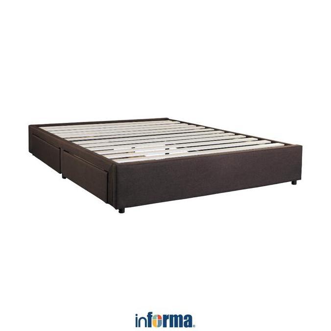 Informa Sleep Linford I I I Dipan Dengan Laci - Cokelat Ranjang Kasur Divan Tempat Tidur Furniture K