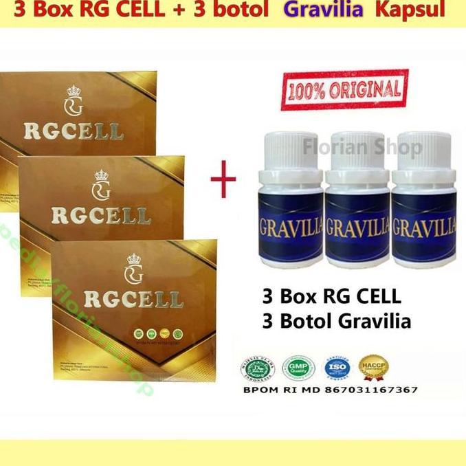 RG cell original 100% paket hemat isi 3 dus + bonus