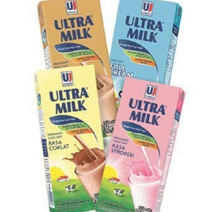 Susu ULTRA 250 Ml 1 DUS Ultra Milk 250 Ml Ultra