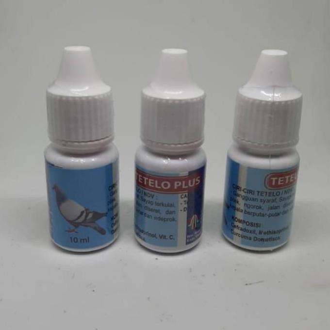 Tetelo Plus NDV Merpati - Obat Gangguan Syaraf Tetelo Burung Merpati